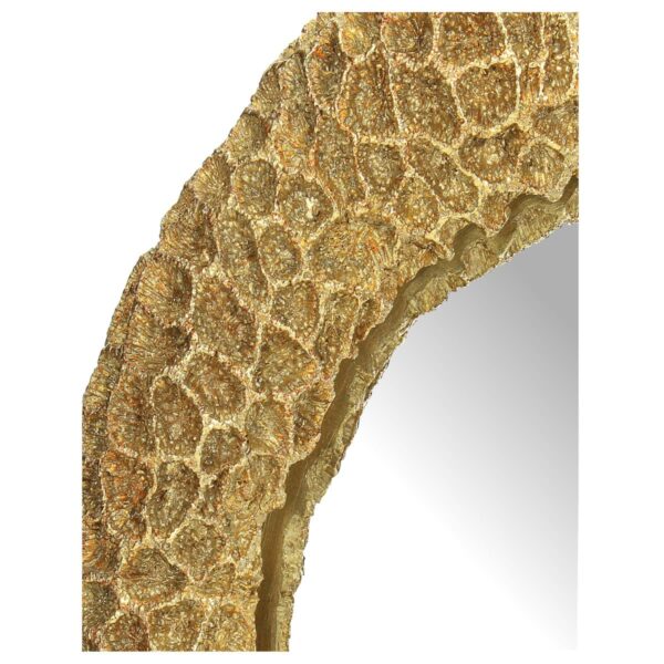 Καθρέπτης Κοράλι Χρυσό Polyresin 29x3.3x29cm