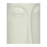 Βάζο Πρόσωπο Λευκό Κεραμικό 10x13.5x14.8cm