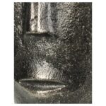 Διακοσμητικό  Πρόσωπο Μαύρο Αλουμίνιο 15.5x11x38.5cm