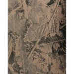 Μαξιλάρι Φύλλα Καφέ Βελούδο 45x45cm