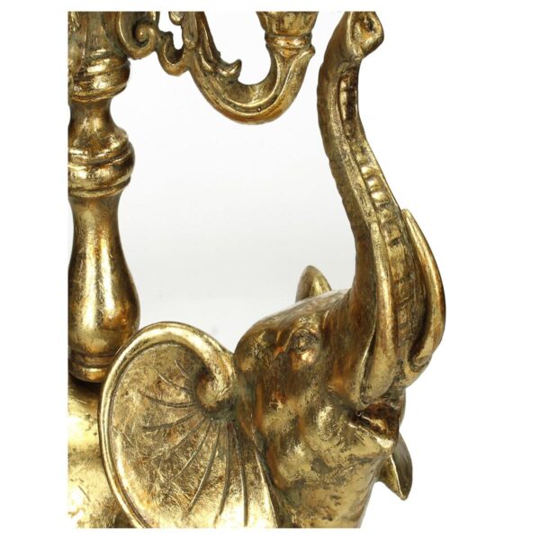 Κηροπήγιο Ελέφαντας Χρυσό Polyresin 31.5x19x37.5cm