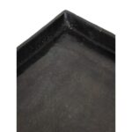 Τραπεζάκι Μαύρο Αλουμίνιο 40x40x55cm Σετ 3Τμχ