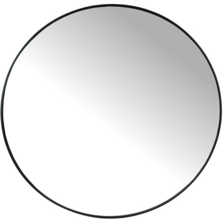 Καθρέπτης Μαύρο Μέταλλο 57x2x57cm