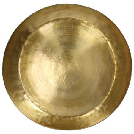 Δίσκος  Χρυσό Μέταλλο 57x57x8cm
