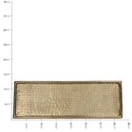 Δίσκος Χρυσό Αλουμίνιο 38x13.5x0.5cm