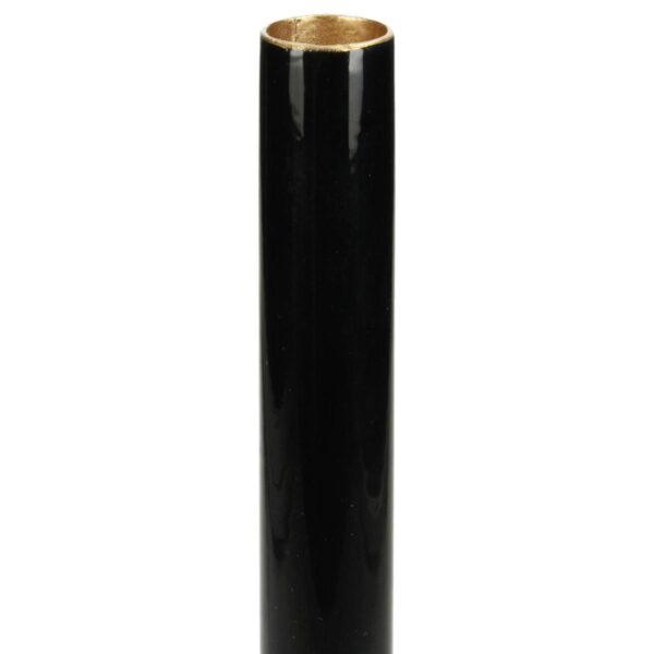 Κηροπήγιο Μαύρο Μέταλλο 7x7x21.5cm