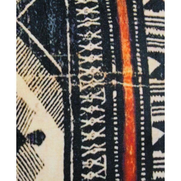 Μαξιλάρι Tribal Μαύρο Βελούδο 40x60cm