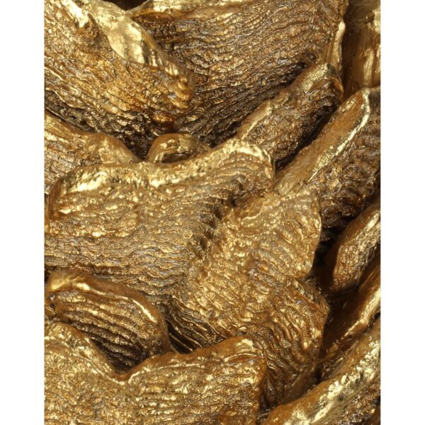Βάζο Κοράλι Χρυσό Polyresin 21x21x29.3cm
