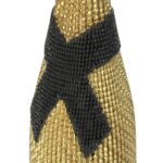 Διακοσμητικό Μπουκάλι Σαμπάνιας Χρυσό Polyresin 11.5x11.5x39.5cm