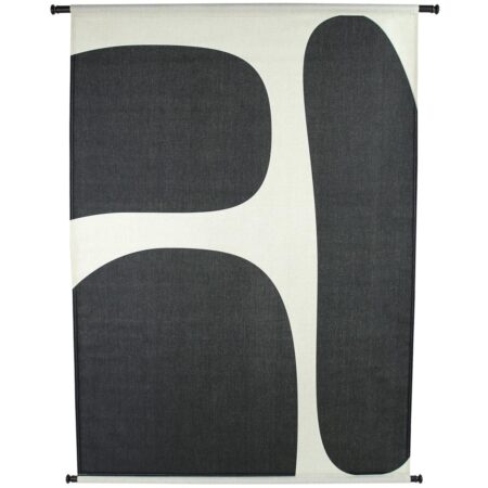 Διακοσμητικό Τοίχου Κρεμαστό Μαύρο Polyester 105x136cm