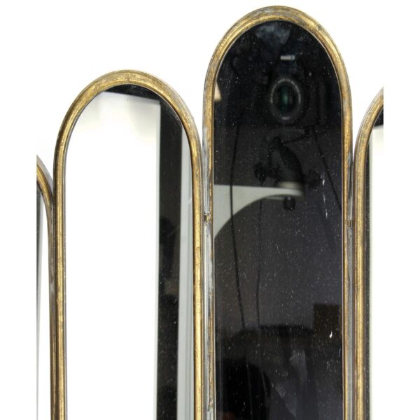 Καθρέπτης Χρυσό Μέταλλο 65.5x5x56cm