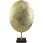 Διακοσμητικό  Δίσκος Χρυσό Αλουμίνιο 35x10x45cm