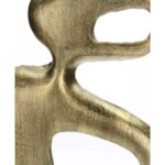 Διακοσμητικό  Γλυπτό Χρυσό Αλουμίνιο 24x10x50cm