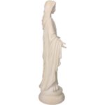 Διακοσμητικό Άγαλμα Maria Μπεζ Polyresin 11.5x10.5x33.5cm