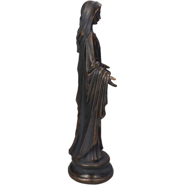 Διακοσμητικό Άγαλμα Maria Μαύρο Polyresin 11.5x10.5x33.5cm
