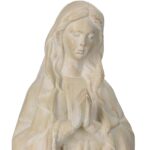 Διακοσμητικό Άγαλμα Maria Μπεζ Polyresin 15x11x48cm