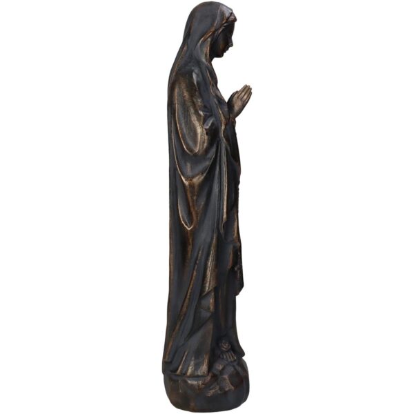 Διακοσμητικό Άγαλμα Maria Μαύρο Polyresin 15x11x48cm