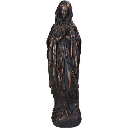 Διακοσμητικό Άγαλμα Maria Μαύρο Polyresin 15x11x48cm