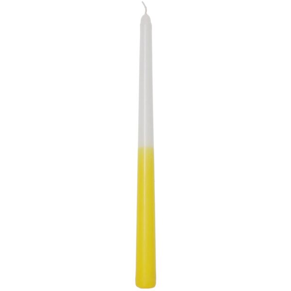 Κερί Κίτρινο 9.2x2.2x30.5cm Σετ 4Τμχ