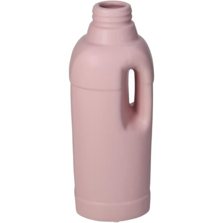 Βάζο  Μπουκάλι Ροζ Κεραμικό 9.3x8.8x25.5cm