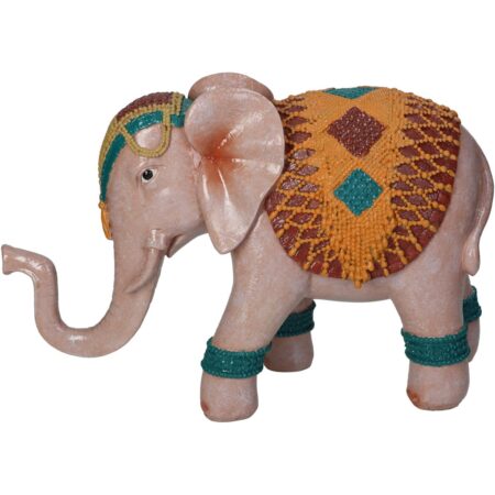 Διακοσμητικό Ελέφαντας Πολύχρωμο Polyresin 35x12.5x23cm