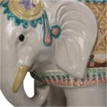 Διακοσμητικό Ελέφαντας Πολύχρωμο Κεραμικό 34x19x25.5cm