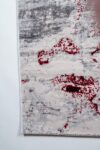 ΧΑΛΙ SHINY VELVET 5643/Light Grey Red - 240cm x 300cm