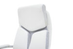 Καρέκλα γραφείου διευθυντή SHARK  τεχνόδερμα λευκό-γκρι