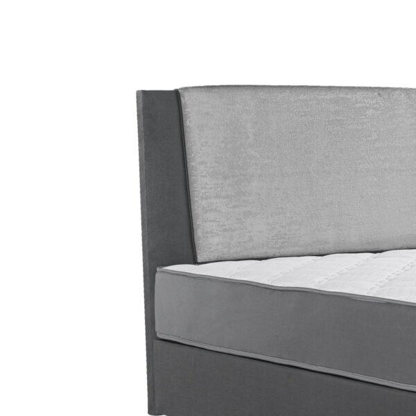Κρεβάτι Tamon  διπλό με αποθηκευτικό χώρο ανθρακί 160x200εκ