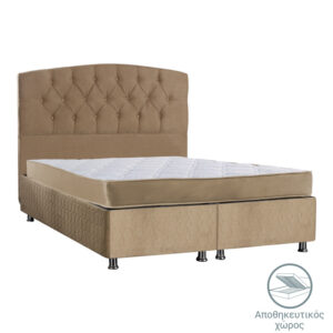 Κρεβάτι Lanse  διπλό με αποθηκευτικό χώρο φυσικό 160x200εκ