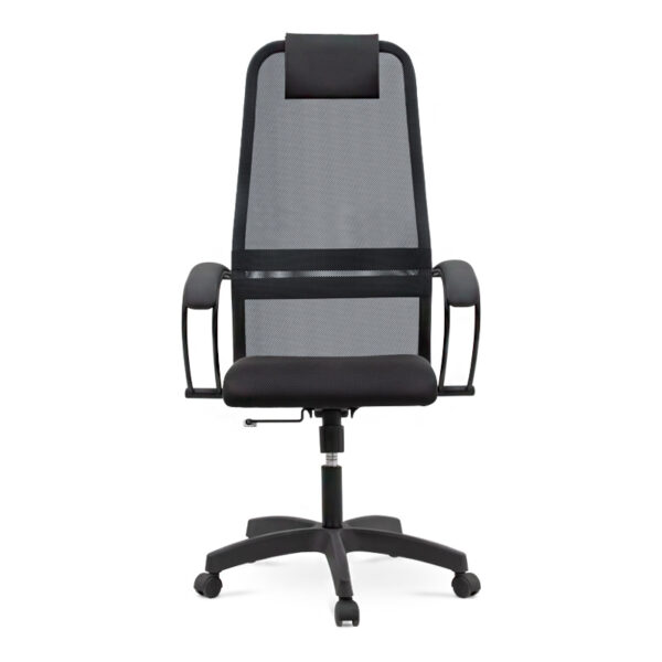 Καρέκλα γραφείου Prince  με ύφασμα Mesh χρώμα μαύρο 66,5x70x123/133εκ.