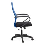 Καρέκλα γραφείου Moonlight  με ύφασμα Mesh χρώμα μπλε - μαύρο 66,5x70x102/112εκ.