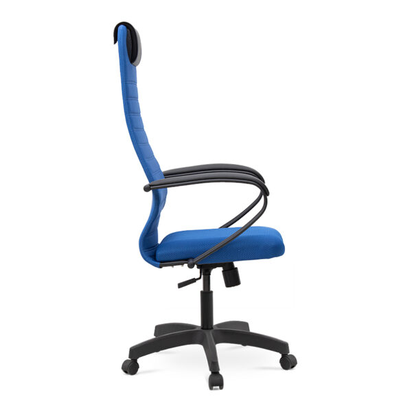Καρέκλα γραφείου Darkness  με διπλό ύφασμα Mesh χρώμα μπλε 66,5x70x125/135εκ.