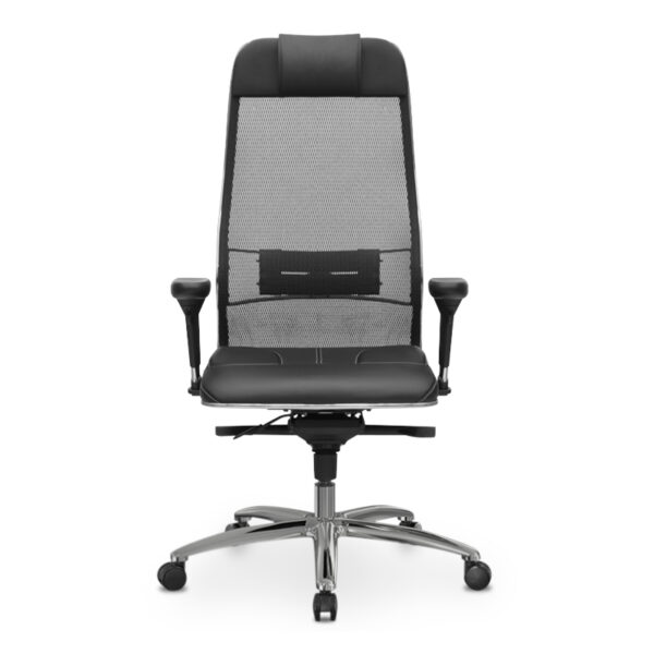 Καρέκλα γραφείου Samurai L1-2D  εργονομική με ύφασμα TS Mesh και τεχνόδερμα χρώμα μαύρο 69x70x122/130εκ.
