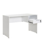 Γραφείο εργασίας Concept  από μελαμίνη σε χρώμα λευκό 120x60x75εκ.