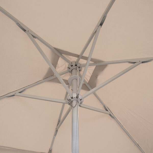 Ομπρέλα κήπου Zola  αλουμινίου χρώμα εκρού 2x3m.