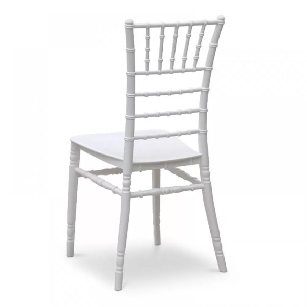 Καρέκλα catering Tiffany  πολυπροπυλενίου χρώμα λευκό 40x40,5x91εκ.