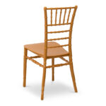 Καρέκλα catering Tiffany  πολυπροπυλενίου χρώμα χρυσό 40x40,5x91εκ.