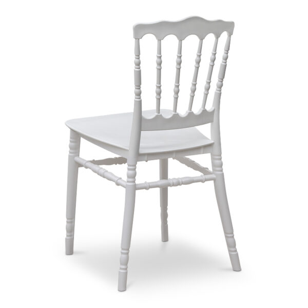 Καρέκλα Napoleon  από πολυπροπυλένιο χρώμα λευκό 40x40,5x89εκ.