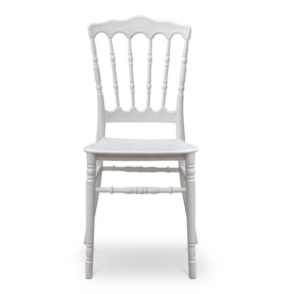 Καρέκλα Napoleon  από πολυπροπυλένιο χρώμα λευκό 40x40,5x89εκ.