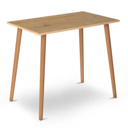 Τραπέζι Fiona  από μελαμίνη χρώμα oak 90x55x75εκ.