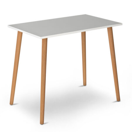 Τραπέζι Fiona  από μελαμίνη χρώμα λευκό 90x55x75εκ.