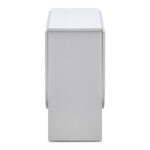 Τραπέζι μελαμίνης Winslet  επεκτεινόμενο χρώμα λευκό 34(63+63)x80x76εκ.