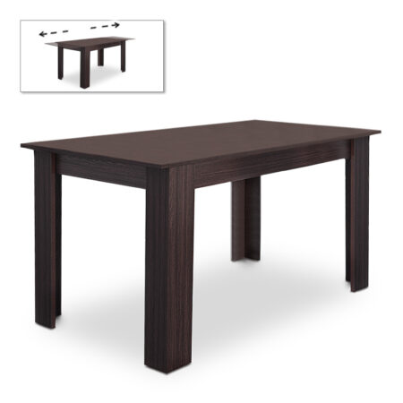 Τραπέζι Arturo  μελαμίνης επεκτεινόμενο χρώμα wenge 138/178x80x74εκ.