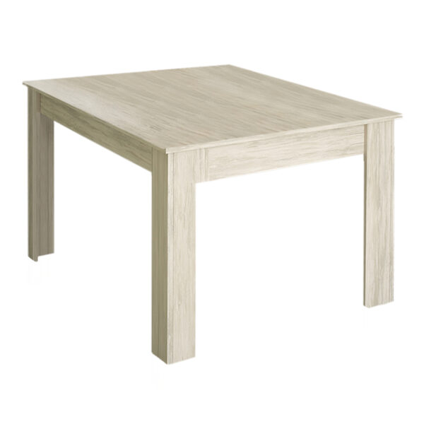 Τραπέζι Tito  μελαμίνης χρώμα λευκό γκρι 138x80x74εκ.