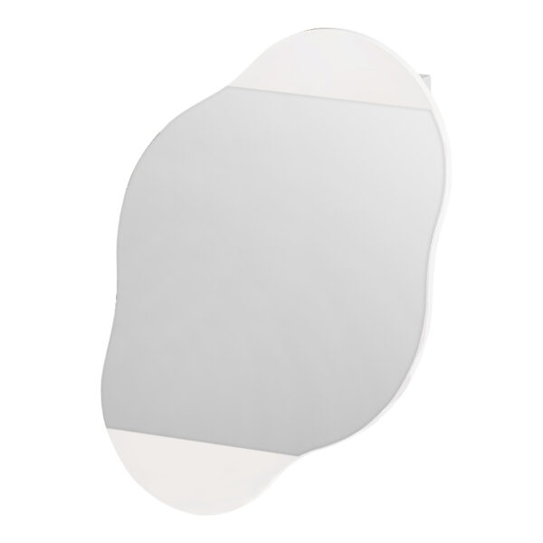 Καθρέπτης μπάνιου Cloud  χρώμα λευκό 60x13x75εκ.