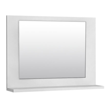 Καθρέφτης μπάνιου Devlin  από μελαμίνη χρώμα λευκό 60x10x45εκ.