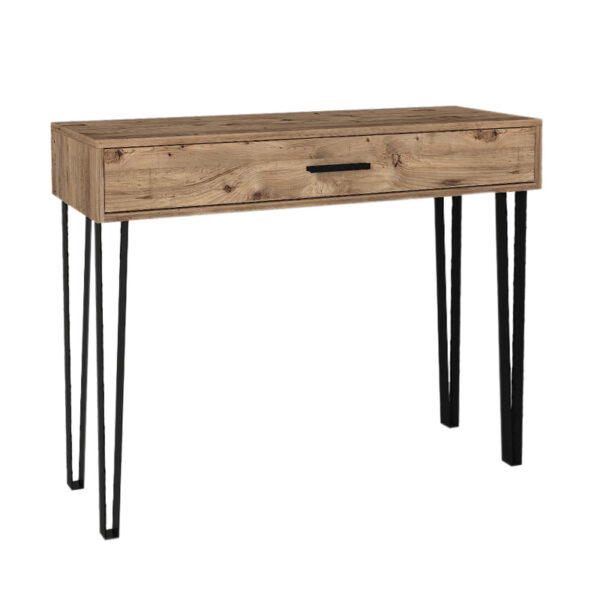 Κονσόλα μελαμίνης Rochel  χρώμα atlantic pine 120x35x89,8εκ.