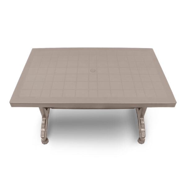 Τραπέζι πολυπροπυλενίου Callan  χρώμα cappuccino 120x70x73εκ.