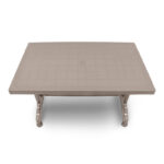 Τραπέζι πολυπροπυλενίου Callan  χρώμα cappuccino 140x80x73εκ.